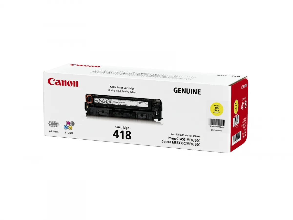 Canon Cartridge 418 - Yellow